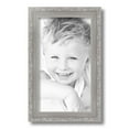 thumbnail image 2 of ArtToFrames 8x14" Classic Silver Picture Frame, Silver Wood Poster Frame, with Regular Glass and Foam Backing 3/16 inch (FBPL-4926), 2 of 7