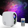 thumbnail image 1 of Proyector de cielo estrellado con Bluetooth, altavoz de música, proyector de luz nocturna LED, Galaxia nebulosa, estrella del océano, Luna, lámpara de noche, 1 of 4