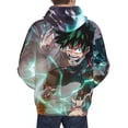 thumbnail image 6 of My Hero Academia Mens Active Sweatshirts Cozy Hoodie 3d Graphic Sweater Casual Winter Clothes Tops Coat X-Large, 6 of 7