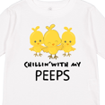 thumbnail image 4 of Inktastic Chillin' With my Peeps Boys or Girls Long Sleeve Toddler T-Shirt, 4 of 5