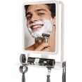 thumbnail image 2 of PYYNA-Shower Mirror Fogless for Shaving, Fogless Mirror for Shower with 360° Adjustable Large Reflective Surface and Storage Shelf, Shatter-Resistant, Easy Installation No Drilling Required,White, 2 of 4