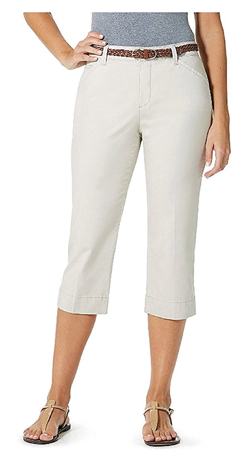 Comfort Waist Maureen Capri Pant, White 