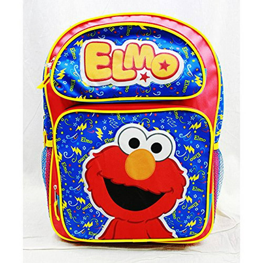 Sesame Street Backpack Sesame Street Elmo Red Large School Bag