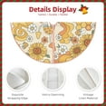 thumbnail image 5 of Kll Groovy Hippie Flower Mushrooms Christmas Tree Skirt 48",Party Decorations Farmhouse For Christmas Decorations Holiday Party, 5 of 8
