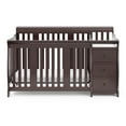 thumbnail image 3 of Storkcraft Portofino 5-in-1 Convertible Baby Crib and Changer, Espresso, 3 of 16