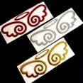 thumbnail image 6 of Walbest Car Sticker - Cute 3D Angel Wings Silver Sticker Vehicle Body Logo Decal Decoration, 6 of 7