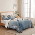 thumbnail image 5 of King Quilt Set 96''x106'', Tree Birds Lightweight Bedspread Coverlet Set with 2 Pillow Shams, Spring Forest Oil Painting Modern Animal Breathable All Season Quilt Bedding for Bedroom/Guest Room, 5 of 9