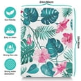 thumbnail image 5 of Palm Leaf and Exotic Flowers Dog Food Mat with Colorful Boho and Tropical Floral Patterns – Quick Dry, Durable Pet Feeding Mat for Summer Beach Areas, 5 of 7