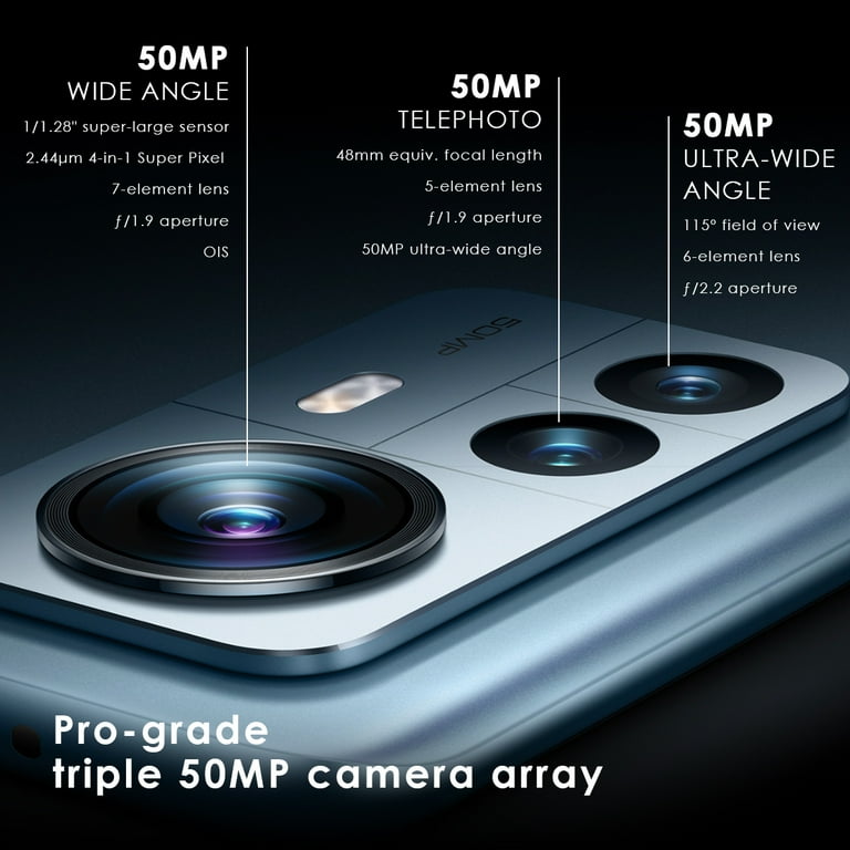 【Android15】Xiaomi 12 Pro 12/256GB SIMフリー Xiaomi 12 Pro 5G Dual SIM 256GB ROM 12GB RAM GSM Unlocked - Gray