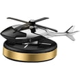 thumbnail image 1 of Upgraded Helicopter Aromatherapy Solar Rotating Air Freshener, Home and Car Interior Decoration Accessories Essential Oils (Gold), 1 of 5