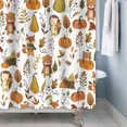thumbnail image 6 of Tchckioa Autumn Cute Animal Shower Curtain for Bathroom,72x72 Inch Waterproof Hooks Bath Curtain Decor, 6 of 6