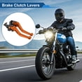 thumbnail image 2 of Palancas de freno y embrague cortas Unique Bargains para Yamaha MT-10/FZ-10 2017-2021, palanca de freno ajustable en 6 posiciones, aleación de aluminio, naranja, 1 par, 2 of 7