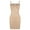 Strapless Beige, variant on MANIFIQUE 2 Packs Shapewear Slips for Under Dresses Women's Tummy Control Body Shaper Slimming Seamless Cami Slip
