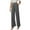 A33 Dark Gray, variant on TrendOFT Womens Wide Leg Pants High Waist Straight Work Pants Office Business Casual Palazzo Trousers with Pockets Beige L