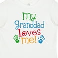 thumbnail image 4 of Inktastic My Granddad Loves Me Boys or Girls Baby T-Shirt, 4 of 5