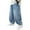 Blue, variant on Kiijoy Toddler Boys Cartoon Embroidery Jeans Casual Baggy Pull On Denim Pants, Sizes 4-5