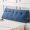 Blue, variant on Headboard Pillow Queen, Wedge Pillow Headboard for Sitting Up in Bed, Back-Rest Support Triangular Cushion for Reading - Features Removable Washable Cover, Black