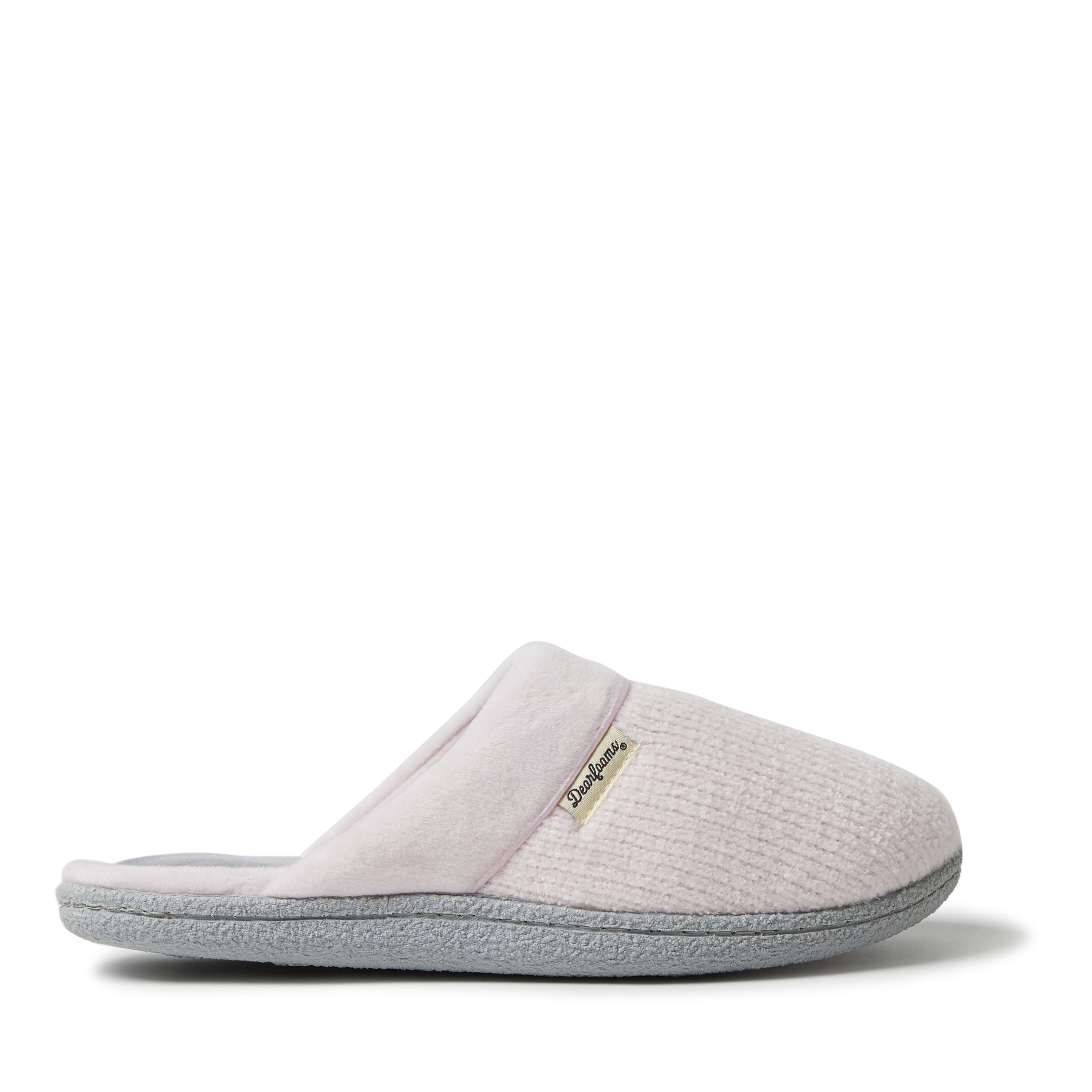women's dearfoams chenille scuff slide slippers