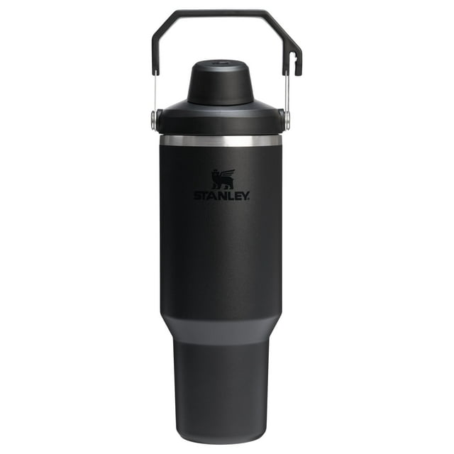 Vaso Stanley IceFlow 2.0 Fast Flow con mango de 1,2 L, color negro