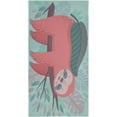 thumbnail image 7 of SKYSONIC Sloth Soft Hand Towels set of 2, Absorbent Bath Towel Decorative Fingertip Towels for Bathroom Gym Spa Hotel Beach Swimming Pool,14.4 x 28.3 inch, 7 of 7