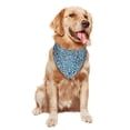 thumbnail image 4 of Dog Bandanas, Abstract blue Leopard Adjustable Dog Scarf Triangle Bib Handkerchief Accessories for Small Medium Large Dogs, Cats, Pets, 4 of 6