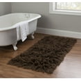 thumbnail image 4 of New Flokati 1400gr 2'4" x 4'8" Accent Rug, Cocoa, 4 of 5
