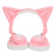 thumbnail image 4 of Auriculares con orejas de gato auriculares con orejas de gato liderados auriculares con orejas de gato abs auriculares con estéreo lindo alta sensibilidad micrófono, 4 of 7