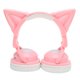 thumbnail image 4 of Auriculares con orejas de gato auriculares con orejas de gato liderados auriculares con orejas de gato abs auriculares con estéreo lindo alta sensibilidad micrófono, 4 of 7
