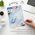 thumbnail image 5 of FMSHPON Cherry Blossoms Blurred Clipboard Hardboard Wood Nursing Clip Board and Pull for Standard A4 Letter 13x9 inches, 5 of 7