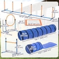 thumbnail image 3 of PawHut Dog Agility Training Equipment Set, Pet Obstacle Course w/ Carry Bag, 3 of 10
