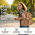 thumbnail image 5 of KUIFORTI Capybara Orange Backpack with Lunchbox Kid School Bag Set 4 Piece 17 Inch Boys Bookbag Pencil Bags for Elementary Students Back to School Essentials Gifts, 5 of 7