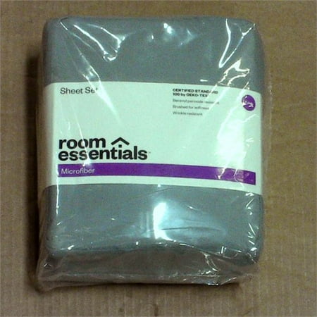 Microfiber Sheet Set Solids Room Essentials King Gray