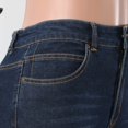 thumbnail image 5 of Gibobby Pantalones para mujer Pantalones vaqueros sueltos de estilo de moda con diseño de pierna recta de cintura alta informal para mujer(Azul oscuro,M), 5 of 5
