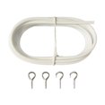 thumbnail image 1 of 10FT Curtain Wire With 4 Hooks DIY Curtain Rod Picture Hanging Wire Wire Hanging Cord, 1 of 7