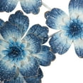 thumbnail image 5 of DecMode Blue Metal Floral Wall Decor, 5 of 8