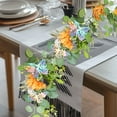 thumbnail image 7 of LEHOZIHEQ Faux Garland, Artificial Leaves Hanging Vines Table Greenery Garland, for Wedding Arch Farmhouse Mantle Table Runner Centerpiece Home Party Christmas, 7 of 7