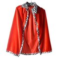 thumbnail image 2 of King Robe Costume Medieval Prince King Costume Cape (CapeCrown) Rojo MFZFUKR WRLF-662, 2 of 3