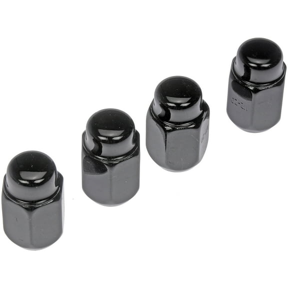 Dorman 711-211 Wheel Lug Nut for Specific Models, Black (Pack of 4)
