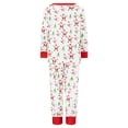 thumbnail image 4 of Pijamas navideños familiares a juego, camiseta con estampado de árbol de Papá Noel y pantalones, ropa de dormir para estar en casa., 4 of 9
