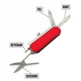 thumbnail image 2 of ASR Outdoor 3 in 1 Multifunctional EDC Mini Pocket Knife Multi Tool - Red, 2 of 8