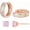 Set Rose Gold, Pink Opal, variant on Opal Stud Huggie Hoop Earrings: Hypoallergenic 14K Gold/Silver/Rose Gold Plated Small Hoop Earrings for Women Sensitive Ears