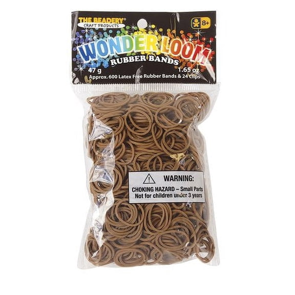 The Beadery Wonder Bands Rubber Bands, 600 Count
