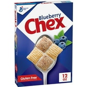 General Mills Blueberry Chex Cereal, Gluten Free Breakfast Cereal, Made with Whole Grain, 12 OZ