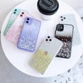thumbnail image 6 of Glitter Sequin Gradient Case for iPhone 11 6.1 inch, Bling Glitter Design Transparent Shockproof Clear Pattern Silicone Gel Back Cover Protective Case - Black, 6 of 14