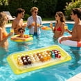 thumbnail image 4 of Inflatable Beverage Cooler for Outdoor Parties | Durable PVC Pool Float for Drinks and Fruit | 49.6x25.6in Water Entertainment Accessory, 4 of 5