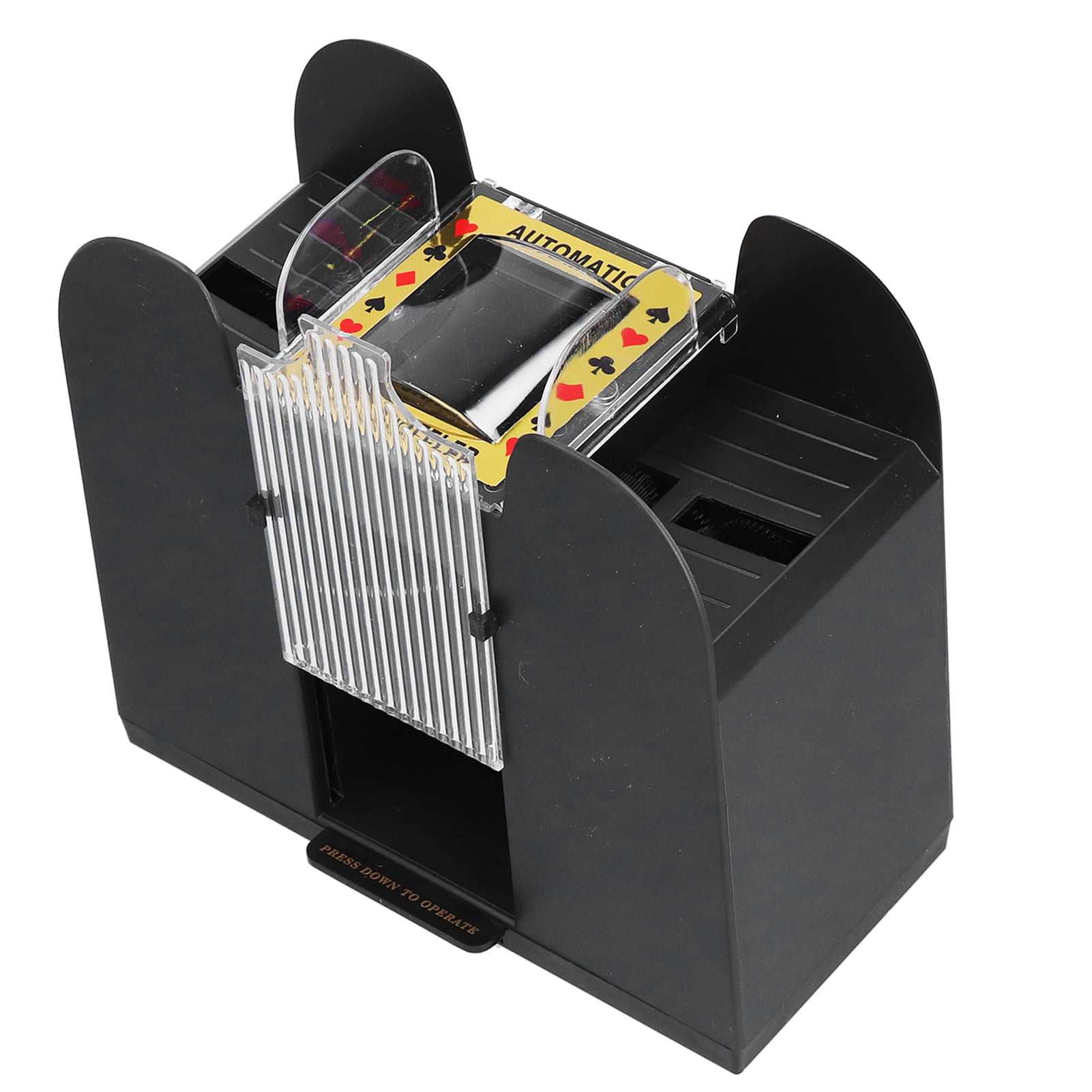 Practical Reliable Poker Card Shuffler Convenient Home for Elderly Entertainment Outdoor Durable Automatic Card Shuffler 