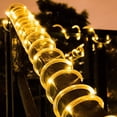 thumbnail image 1 of FloreceBien - Cuerda de luces solares de 33 pies y 100 l, IP65, resistente al agua, para exteriores, luces LED de cobre para fiestas, jardín, patio, hogar, boda, Navidad, decoración de árboles, 1 of 8