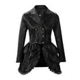 thumbnail image 1 of BEFOKA Gothic Vintage Womens Steampunk Victorian三 Swallow Tail Long Trench Coat Jacket, 1 of 3