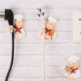thumbnail image 3 of Miangastore Chef Design Wall Plug Hook Bathroom Hook Cable Retainer Wall Adhesive Hook, 3 of 8