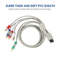 thumbnail image 3 of 6Ft Component HD AV Cable to HDTV-EDTV (High Definition 480p) Compatible with Nintendo Wii and Wii U, 3 of 7